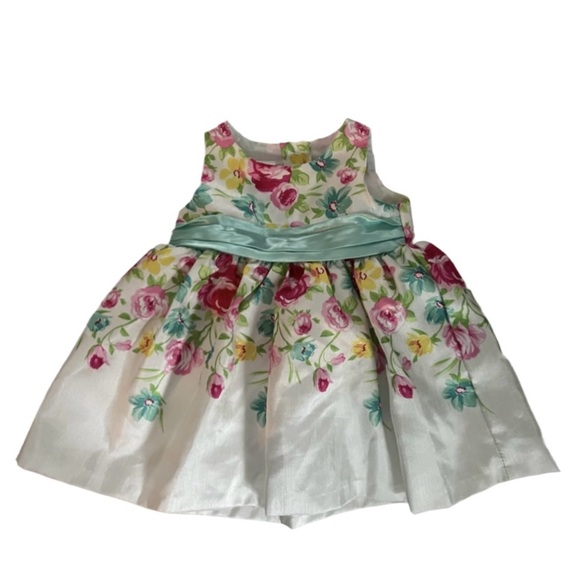 (3/10$) Floral Dress size 0-3M “Nannette Baby” - Picture 1 of 5